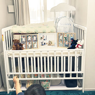 ベッド周り/飾りスペース/ベビーベッド/子ども部屋/10000人の暮らし...などのインテリア実例 - 2018-02-06 16:25:13