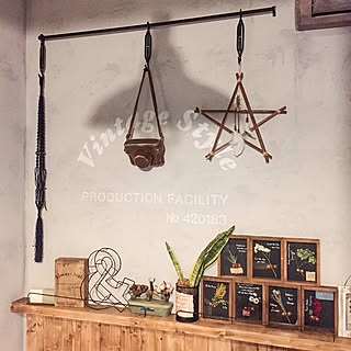 ベッド周り/ハーバリウム/植物標本/コンクリート風塗装/男前も可愛いも好き/感謝♡感謝♡感謝♡...などのインテリア実例 - 2017-03-14 19:25:21