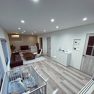 リビング/座卓生活/ホワイトグレー/ホワイトインテリア/リノベーション...などのインテリア実例 - 2020-01-23 09:53:23