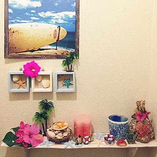 ハワイアン ハイビスカスのインテリア実例 Roomclip ルームクリップ