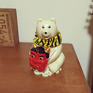 リビング/北欧/しろくま貯金箱/節分のインテリア実例 - 2020-01-23 22:08:14