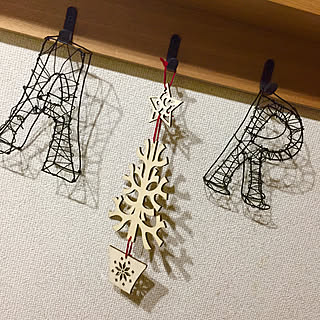 壁/天井/影までインテリア/クリスマスツリー/いつもいいねやコメありがとうございます♡/ワイヤーアルファベット...などのインテリア実例 - 2017-12-04 00:48:33