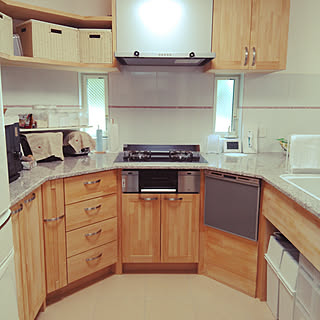 キッチン 天然大理石のインテリア実例 Roomclip ルームクリップ