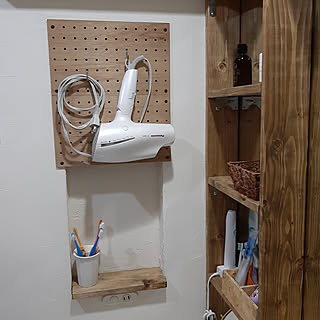 Diy ドライヤー収納の実例写真 Roomclip ルームクリップ