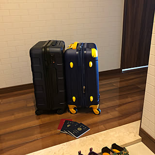 玄関/入り口/パスポート/トランク/旅のしたく/いいね!いつもありがとうございます♡...などのインテリア実例 - 2018-08-09 10:27:58