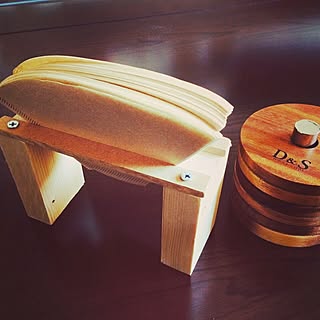 復活!/再販/珈琲フィルターホルダー/シンプル/ハンドメイド...などのインテリア実例 - 2017-01-27 22:01:45