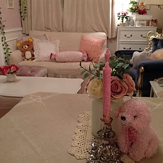 ピンクと白のインテリアのインテリア実例 Roomclip ルームクリップ