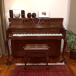 楽器の日/日替わり投稿企画!火曜日/ピアノがある部屋/花梨無垢床材/猫脚ピアノ...などのインテリア実例 - 2017-06-06 22:53:33