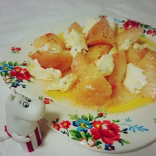 部屋全体/桃モッツァレラ/材料全部好き( ´艸`)/ムーミン/カバではない...などのインテリア実例 - 2015-08-27 17:05:07