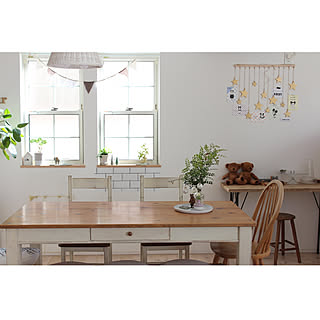 机/観葉植物のある暮らし/ダイニングテーブル/おうちカフェ/子供と暮らす。...などのインテリア実例 - 2019-11-06 12:41:16