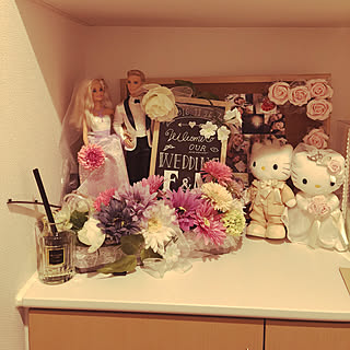結婚式後のアイテムたち のインテリア実例 Roomclip ルームクリップ