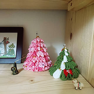 つまみ細工ツリーのインテリア実例 Roomclip ルームクリップ