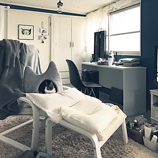 部屋全体/北欧風/北欧テイスト/イームズ リプロダクト/モノトーン化...などのインテリア実例 - 2017-03-13 15:19:03