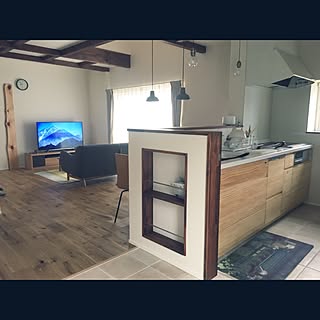 キッチン横の棚のインテリア実例 Roomclip ルームクリップ