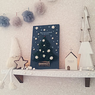 机/クリスマス/いつもいいねありがとうございます♡/ナチュキチ雑貨/ミンネで購入❤...などのインテリア実例 - 2018-11-05 10:39:12