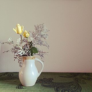 リビング/バラ/黄色のバラ/花/花瓶のインテリア実例 - 2015-10-26 07:10:16