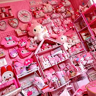 キキララ マイメロディのおしゃれなアレンジ 飾り方のインテリア実例 Roomclip ルームクリップ