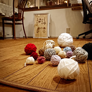 リビング/ホットカーペット/木目調/毛糸玉/今年もよろしくお願いしますのインテリア実例 - 2020-01-21 14:48:11