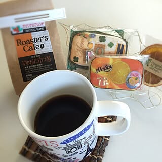 キッチン/素敵な出会いに感謝♪/ハンドメイド最高✨/いい香り♬/早速コーヒーいただいてます♡...などのインテリア実例 - 2017-05-28 10:40:13