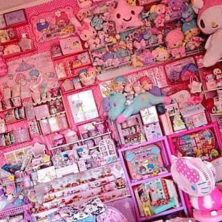 キキララ マイメロディのおしゃれなアレンジ 飾り方のインテリア実例 Roomclip ルームクリップ