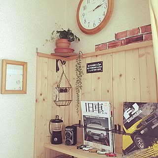 バス/トイレ/コンテスト参加♡/グリーンのある暮らし/板壁DIY/旧車好き...などのインテリア実例 - 2016-05-20 14:18:52