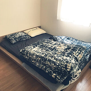 5畳寝室にダブルベッドのインテリア実例 Roomclip ルームクリップ