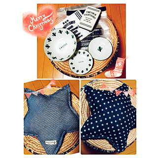 バス/トイレ/キッチングッズ♡/SABOのお皿♥/星型クッション★☆/サンタサンが来た!!!!...などのインテリア実例 - 2017-12-21 06:06:52