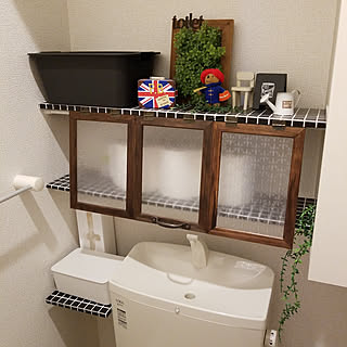 バス/トイレ/愛犬と暮らす家/雑貨好き/いぬと暮らす/賃貸住宅に暮らす...などのインテリア実例 - 2019-03-17 17:35:32