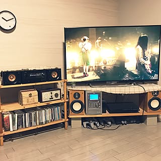 一人暮らし コンポのおしゃれなアレンジ 飾り方のインテリア実例 Roomclip ルームクリップ