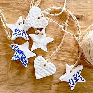 クリスマス 紙粘土オーナメントのインテリア実例 Roomclip ルームクリップ