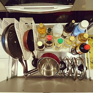 キッチン/キッチン収納/調理器具/調味料/コンロ下収納のインテリア実例 - 2017-06-13 15:23:34