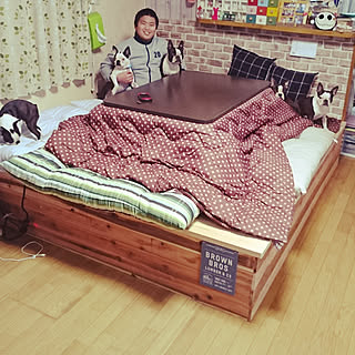 Diy 掘りごたつのインテリア 手作りの実例 Roomclip ルームクリップ