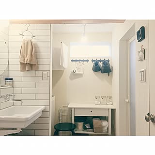 バス/トイレ/タイル/サニタリー/洗面所/狭小住宅...などのインテリア実例 - 2016-02-09 17:42:44