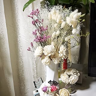 ドライフラワー 女子力upのインテリア実例 Roomclip ルームクリップ