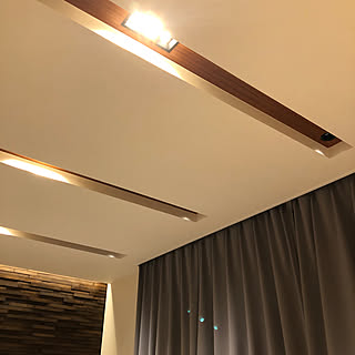 間接照明/アクセントウォール/ハイサッシ/カーテンボックス/スリット照明...などのインテリア実例 - 2020-01-08 01:26:17