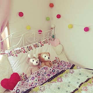 ベッド周り/一人暮らし/照明/タイガーコペンハーゲン/賃貸...などのインテリア実例 - 2014-09-04 12:08:50