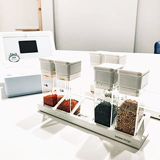 キッチン/スパイスボトル/スパイスラック/sarasa design store/ラベリング...などのインテリア実例 - 2017-12-03 16:43:43