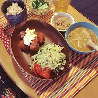 ダイソー/ダイニングテーブル/ハワイアン/リゾート/オールドハワイアン...などのインテリア実例 - 2019-06-13 07:48:24