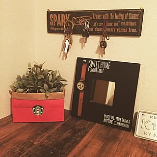 スタバ紙袋のインテリア実例 Roomclip ルームクリップ