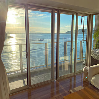 カフェ風 海沿いの家のインテリア実例 Roomclip ルームクリップ