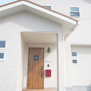 玄関ドア 白壁のインテリア実例 Roomclip ルームクリップ