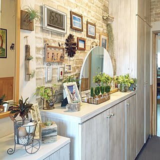 ニトリレンガ壁紙のインテリア実例 Roomclip ルームクリップ