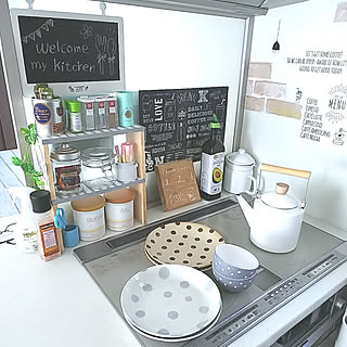 キッチン/いつもいいねやコメありがとうございます♡/コメントお気遣いなく(⁎ᴗ͈ˬᴗ͈⁎)/minneやってます/プロフからミンネ行けます♡...などのインテリア実例 - 2019-03-12 10:37:49