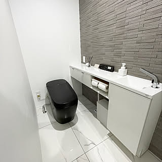 黒いトイレのインテリア実例 Roomclip ルームクリップ