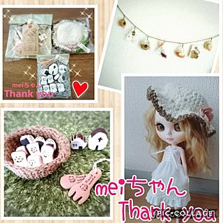 棚/素敵便♡/のちほど、ゆっくりお邪魔しますね♡/いいね&フォローありがとうございます♡/ブライスアウトフィット...などのインテリア実例 - 2017-07-08 14:27:41