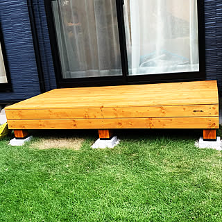 カインズホーム ウッドデッキdiy のインテリア 手作りの実例 Roomclip ルームクリップ