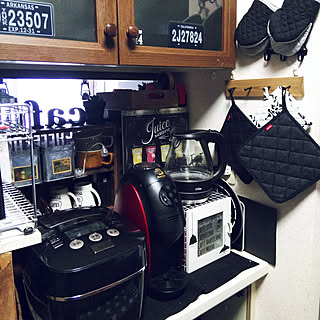 キッチン/ダイソー/炊飯器/セリア/バリスタ...などのインテリア実例 - 2018-01-12 05:07:45