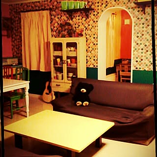 部屋全体/ヴィンテージ/レトロポップ/カラフルシャービー/メルヘンカントリー...などのインテリア実例 - 2015-10-25 00:52:08