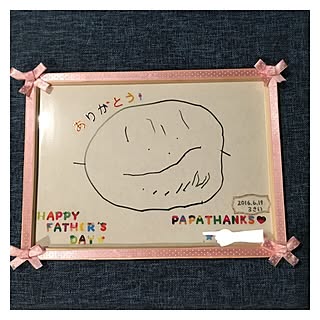 机/100均リメイク/こどもの作品/こどもと暮らす。/セリアのマステ...などのインテリア実例 - 2016-06-19 08:13:32
