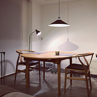 ダイニング丸テーブル/ダイニングテーブル/カールハンセン/ワイチェア/ウェグナー...などのインテリア実例 - 2020-01-23 20:11:06
